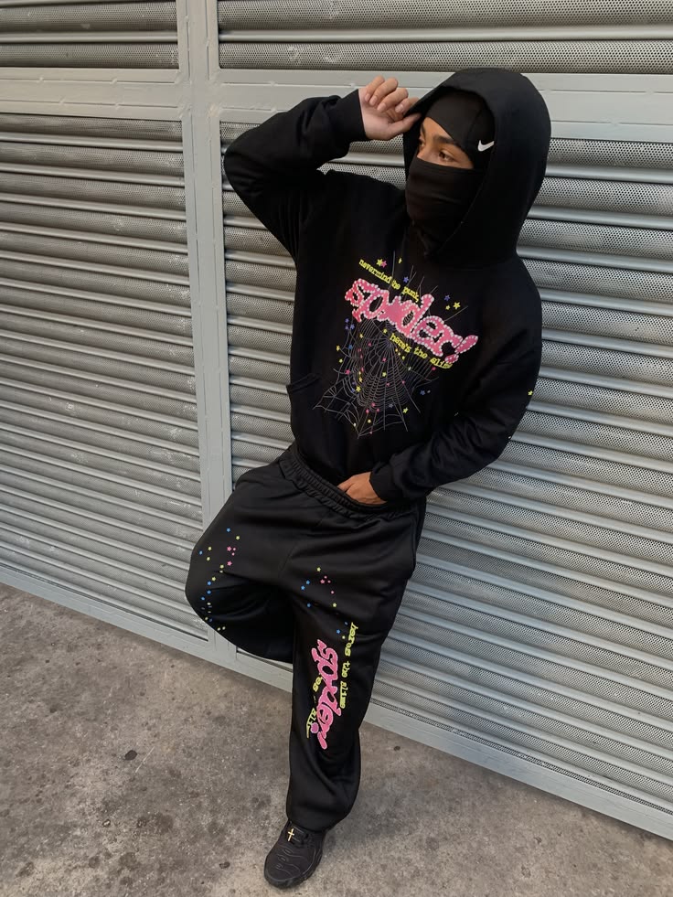 Black SP5DER Hoodie