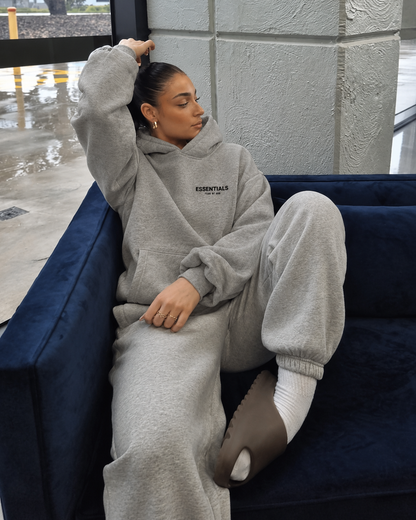 Dark Oatmeal Essentials Hoodie